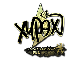 Item Sticker | Xyp9x (Gold) | Antwerp 2022