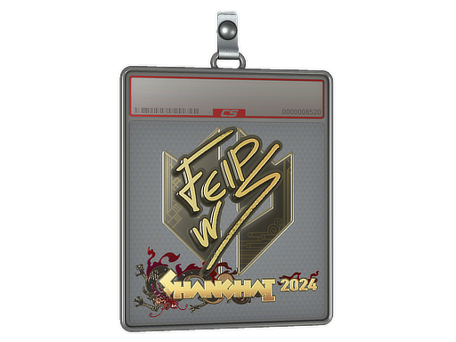 Item Sticker Slab | felps (Gold) | Shanghai 2024