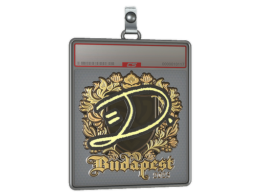 Item Sticker Slab | dumau (Gold) | Budapest 2025