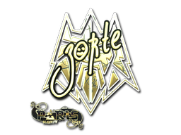 Item Sticker | zorte (Gold) | Paris 2023