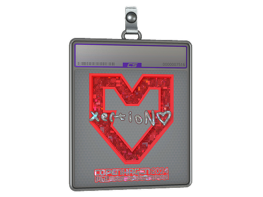 Item Sticker Slab | xertioN (Glitter) | Copenhagen 2024