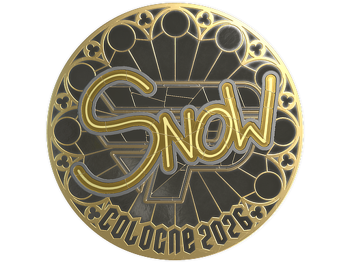 Item Sticker | snow (Gold) | Cologne 2026