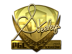 Item Sticker | steel (Gold) | Krakow 2017