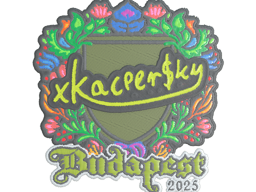 Item Sticker | xKacpersky (Embroidered) | Budapest 2025