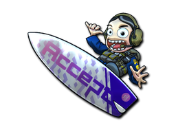 Cosmetic Sticker | Akihabara Accept Surf Ava (Foil) of Craft