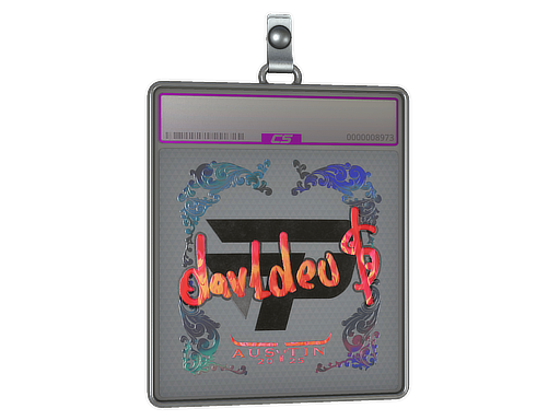 Item Sticker Slab | dav1deuS (Holo) | Austin 2025