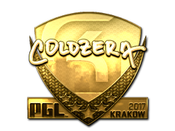 Item Sticker | coldzera (Gold) | Krakow 2017
