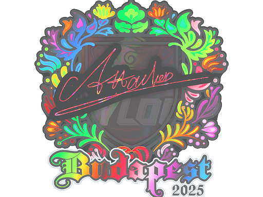 Item Sticker | Attacker (Holo) | Budapest 2025