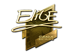 Item Sticker | EliGE (Gold) | Boston 2018