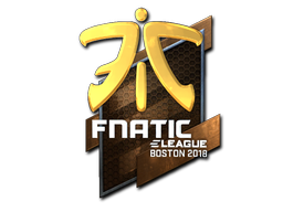 Cosmetic Sticker | Fnatic (Foil) | Boston 2018 of Craft