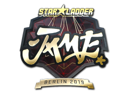 Item Sticker | Jame (Gold) | Berlin 2019