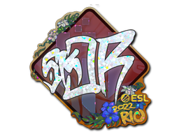 Item Sticker | sk0R (Glitter) | Rio 2022