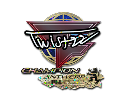 Item Sticker | Twistzz (Glitter, Champion) | Antwerp 2022