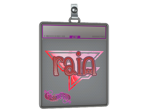 Item Sticker Slab | rain (Holo) | Paris 2023