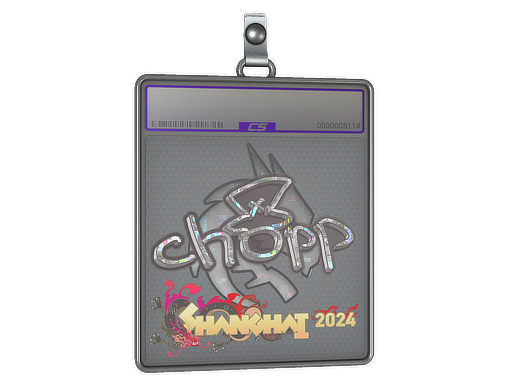 Item Sticker Slab | chopper (Glitter) | Shanghai 2024