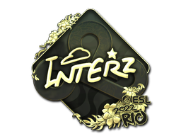 Item Sticker | interz (Gold) | Rio 2022