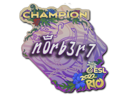 Item Sticker | n0rb3r7 (Champion) | Rio 2022