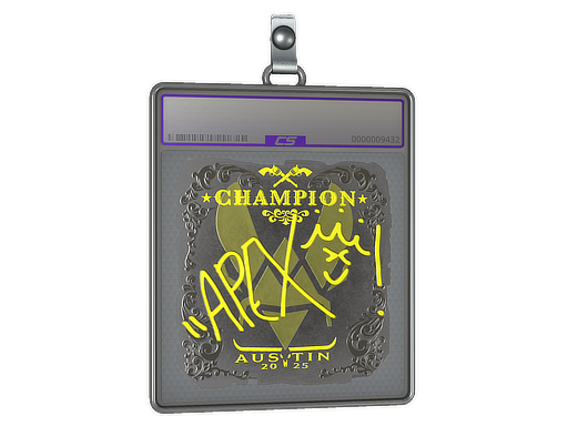 Item Sticker Slab | apEX (Foil, Champion) | Austin 2025