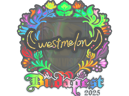 Item Sticker | westmelon (Holo) | Budapest 2025