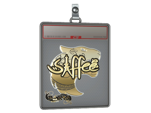 Item Sticker Slab | saffee (Gold) | Paris 2023