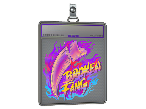 Item Sticker Slab | Broken Fang (Holo)
