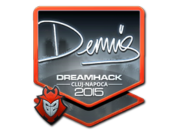 Item Sticker | dennis (Foil) | Cluj-Napoca 2015