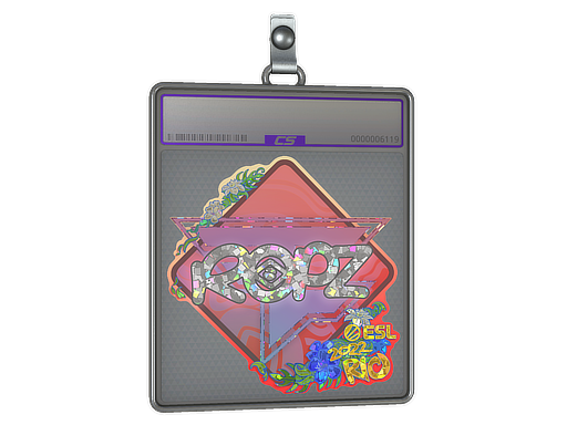 Item Sticker Slab | ropz (Glitter) | Rio 2022