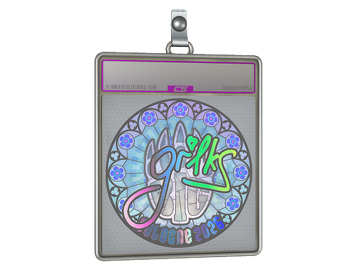 Item Sticker Slab | gr1ks (Holo) | Cologne 2026