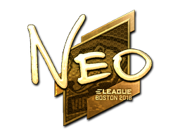 Item Sticker | NEO (Gold) | Boston 2018