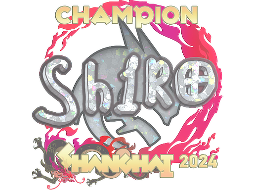 Item Sticker | sh1ro (Glitter, Champion) | Shanghai 2024