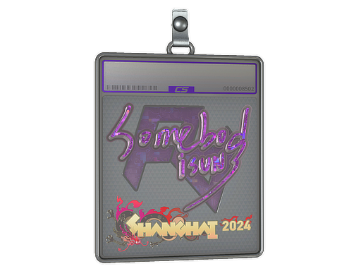 Item Sticker Slab | somebody (Glitter) | Shanghai 2024