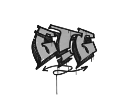 Item Sealed Graffiti | GTG (Shark White)