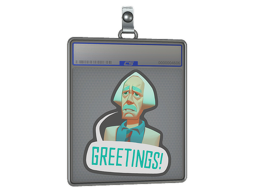 Item Sticker Slab | Greetings