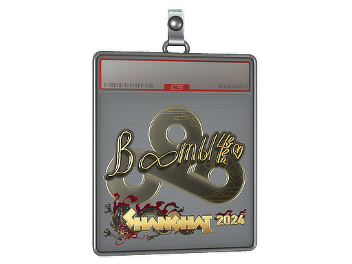 Item Sticker Slab | Boombl4 (Gold) | Shanghai 2024