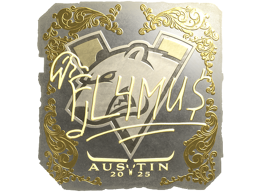 Item Sticker | FL4MUS (Gold) | Austin 2025