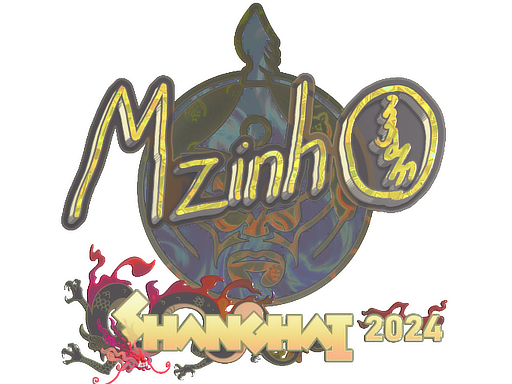 Item Sticker | mzinho (Holo) | Shanghai 2024