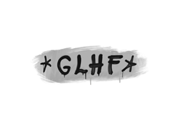 Item Graffiti | GLHF (Shark White)