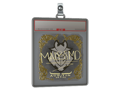 Item Sticker Slab | malbsMd (Gold) | Austin 2025