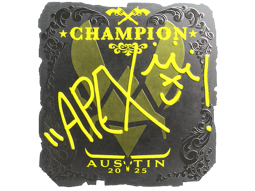 Item Sticker | apEX (Foil, Champion) | Austin 2025
