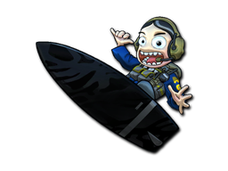 Item Sticker | Dark Water Surf Ava (Foil)