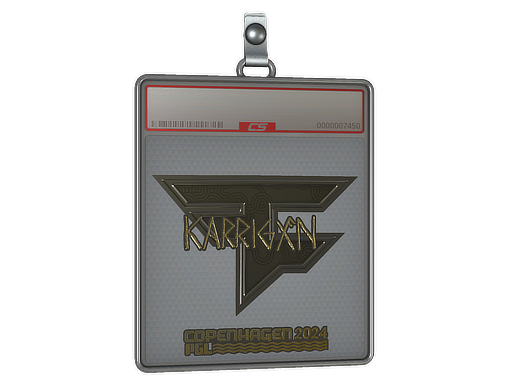 Item Sticker Slab | karrigan (Gold) | Copenhagen 2024