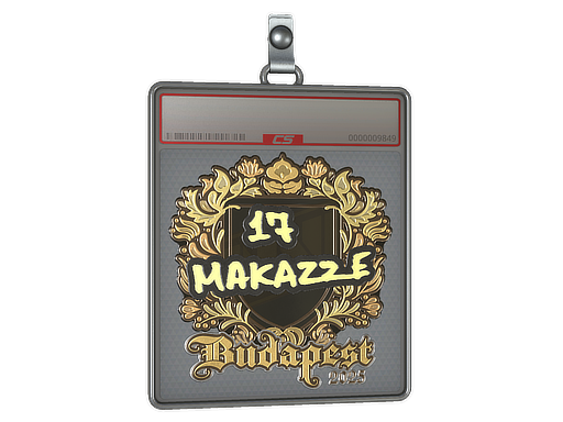 Item Sticker Slab | makazze (Gold) | Budapest 2025