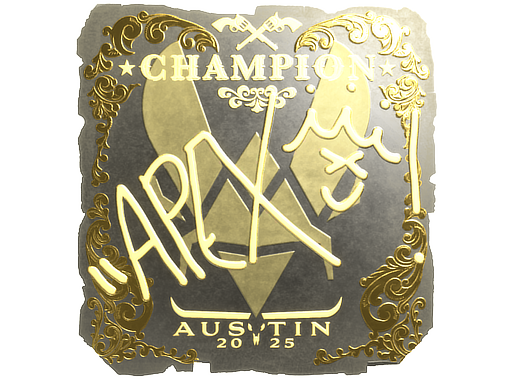 Item Sticker | apEX (Gold, Champion) | Austin 2025