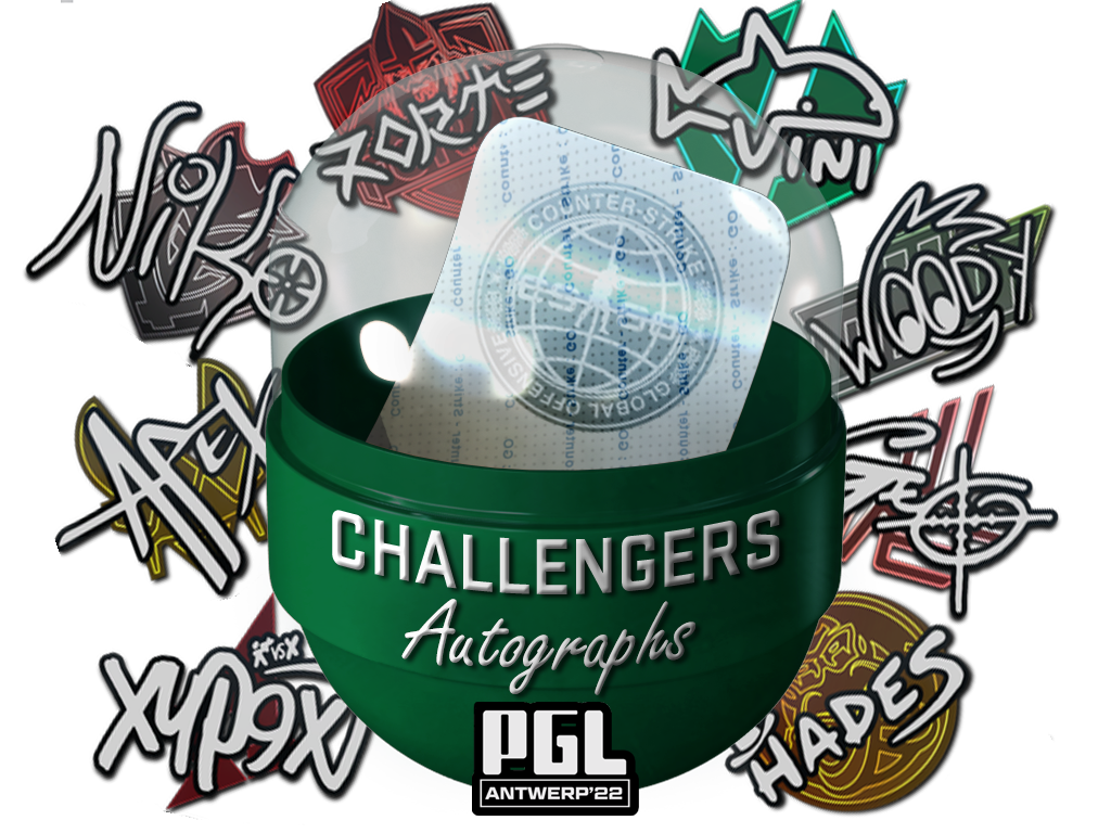 Item Antwerp 2022 Challengers Autograph Capsule