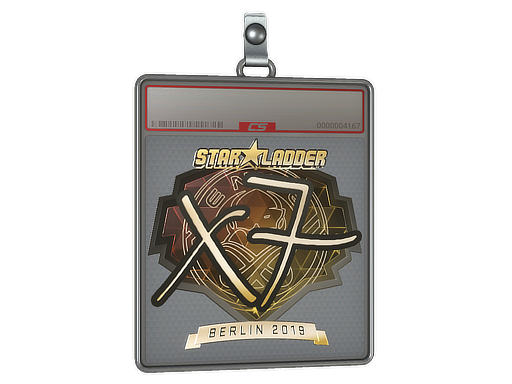 Item Sticker Slab | xseveN (Gold) | Berlin 2019