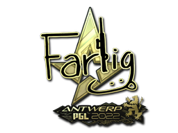 Item Sticker | Farlig (Gold) | Antwerp 2022