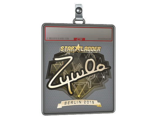 Item Sticker Slab | ZywOo (Gold) | Berlin 2019