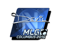 Item Sticker | DEVIL (Foil) | MLG Columbus 2016