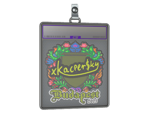 Item Sticker Slab | xKacpersky (Embroidered) | Budapest 2025