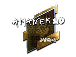 Item Sticker | AmaNEk (Foil) | Boston 2018